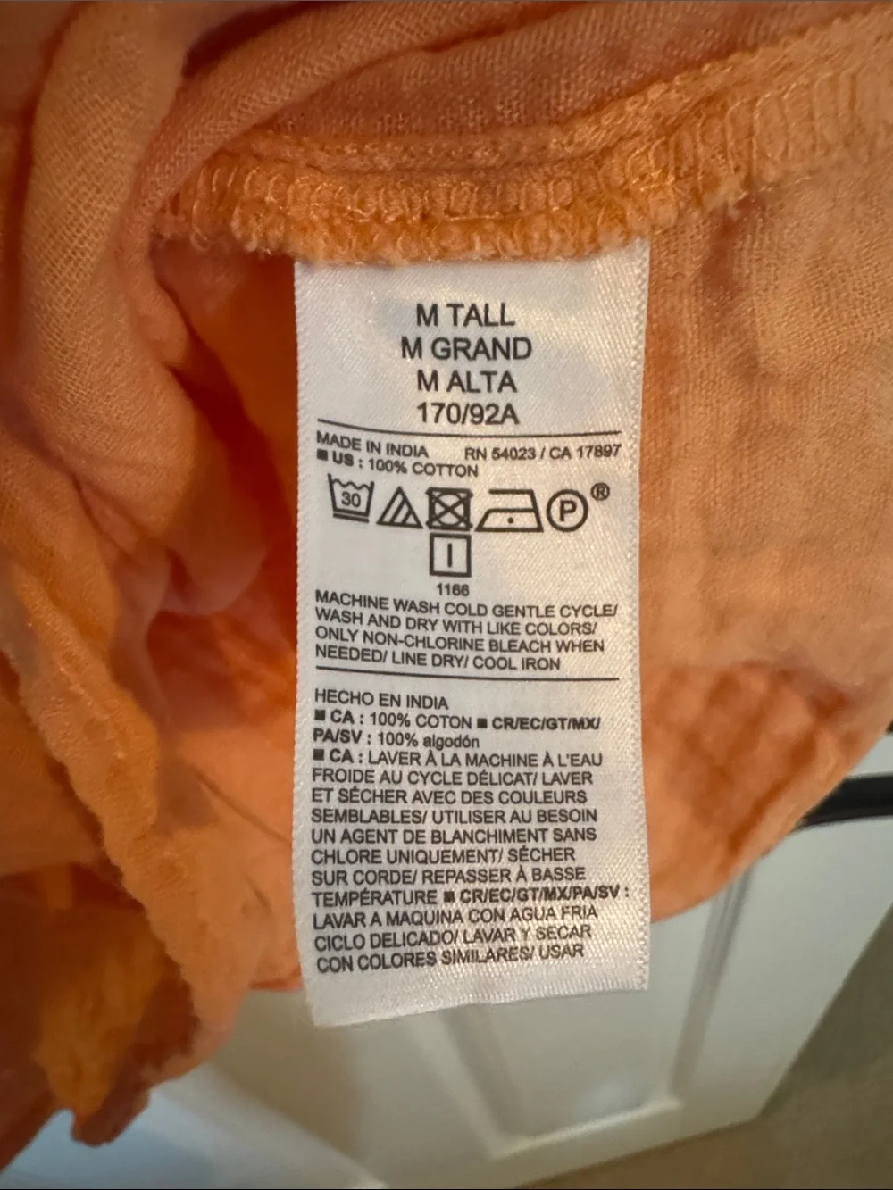 Old Navy soft orange